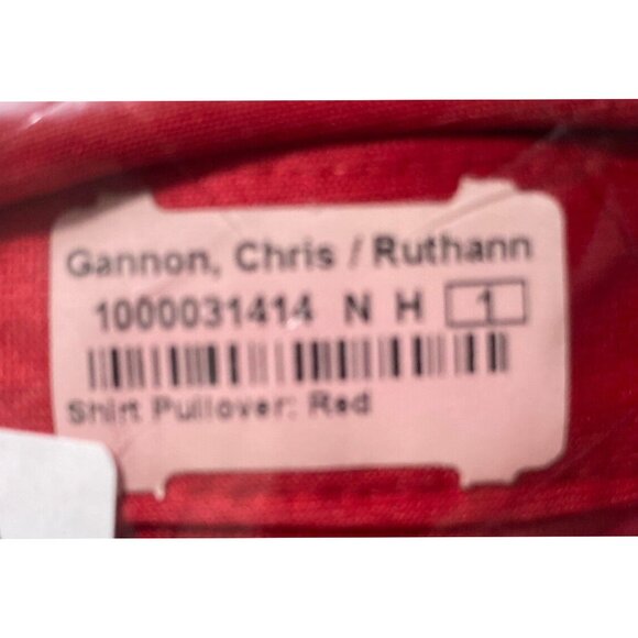 Tampa Bay Buccaneers Reebok Red 1/4 Zip Polo NFL Team Issued Chris Gannon Sz XL - Picture 7 of 9